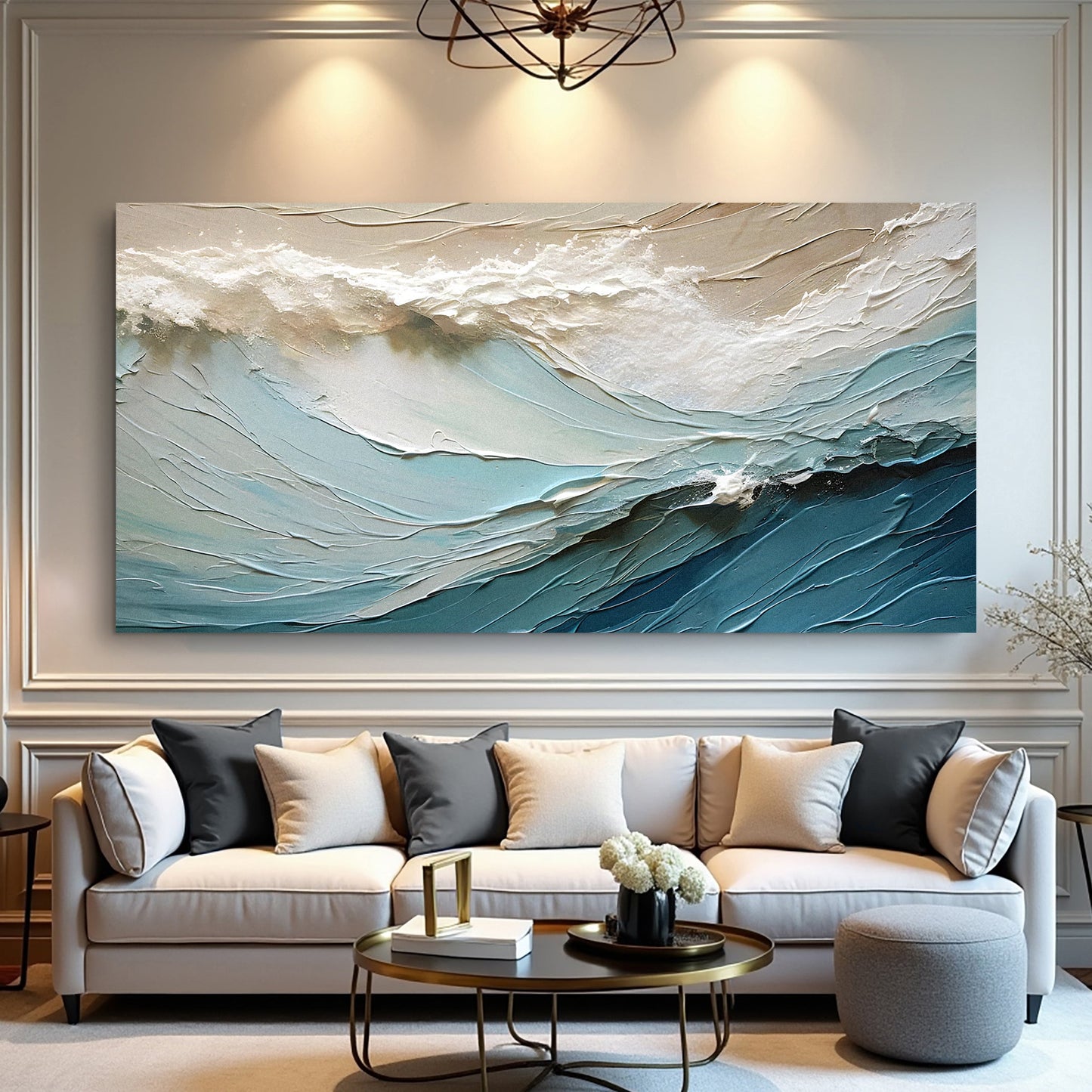 Beige Minimalist Wall Art | Cozy Neutral Home Decor