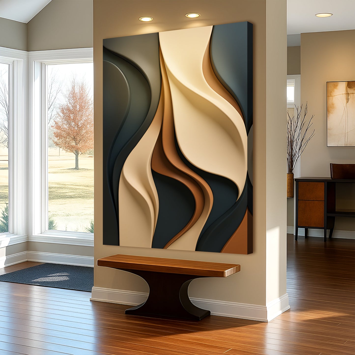 Modern Abstract Minimalist Wall Art | Contemporary Canvas Print