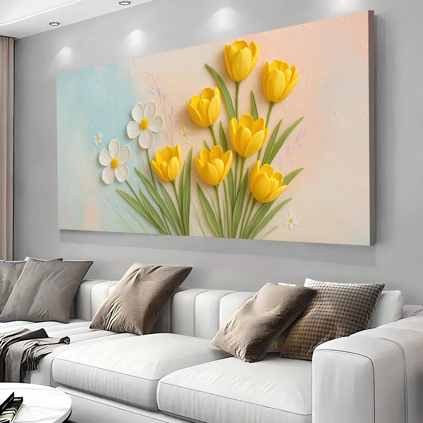 Floral Wall Art II | Elegant Botanical Canvas Print