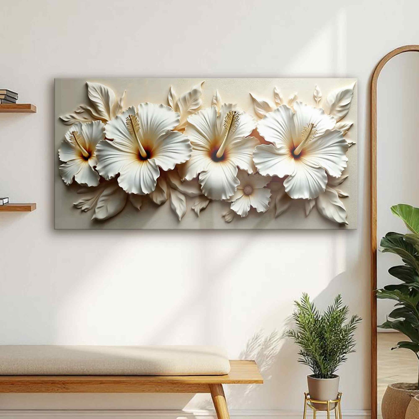 Floral Abstract Wall Art VII | Modern Botanical Canvas Print