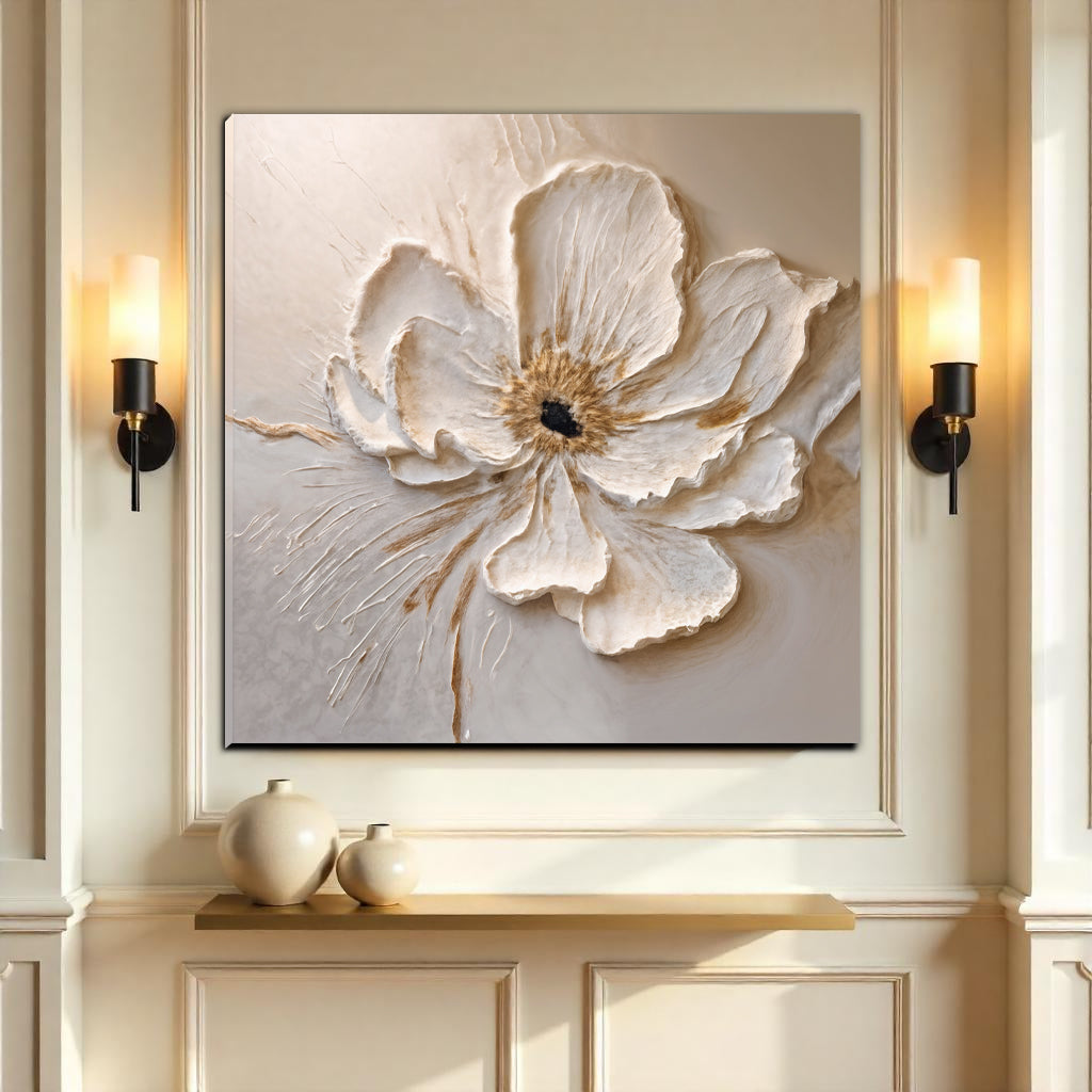 Floral Wall Art III | Classic Botanical Canvas Print
