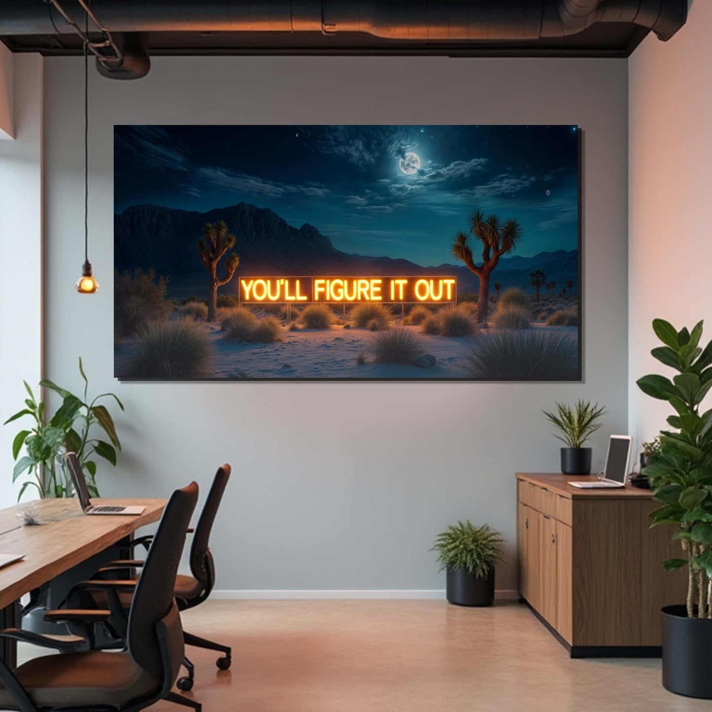 You'll Figure It Out Motivational Wall Sign | Confidence Quote Art