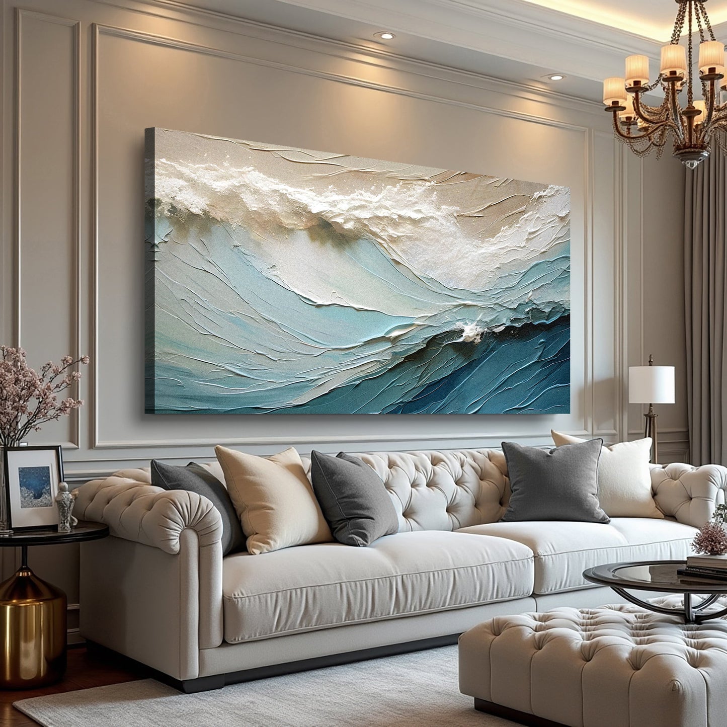 Beige Minimalist Wall Art | Cozy Neutral Home Decor
