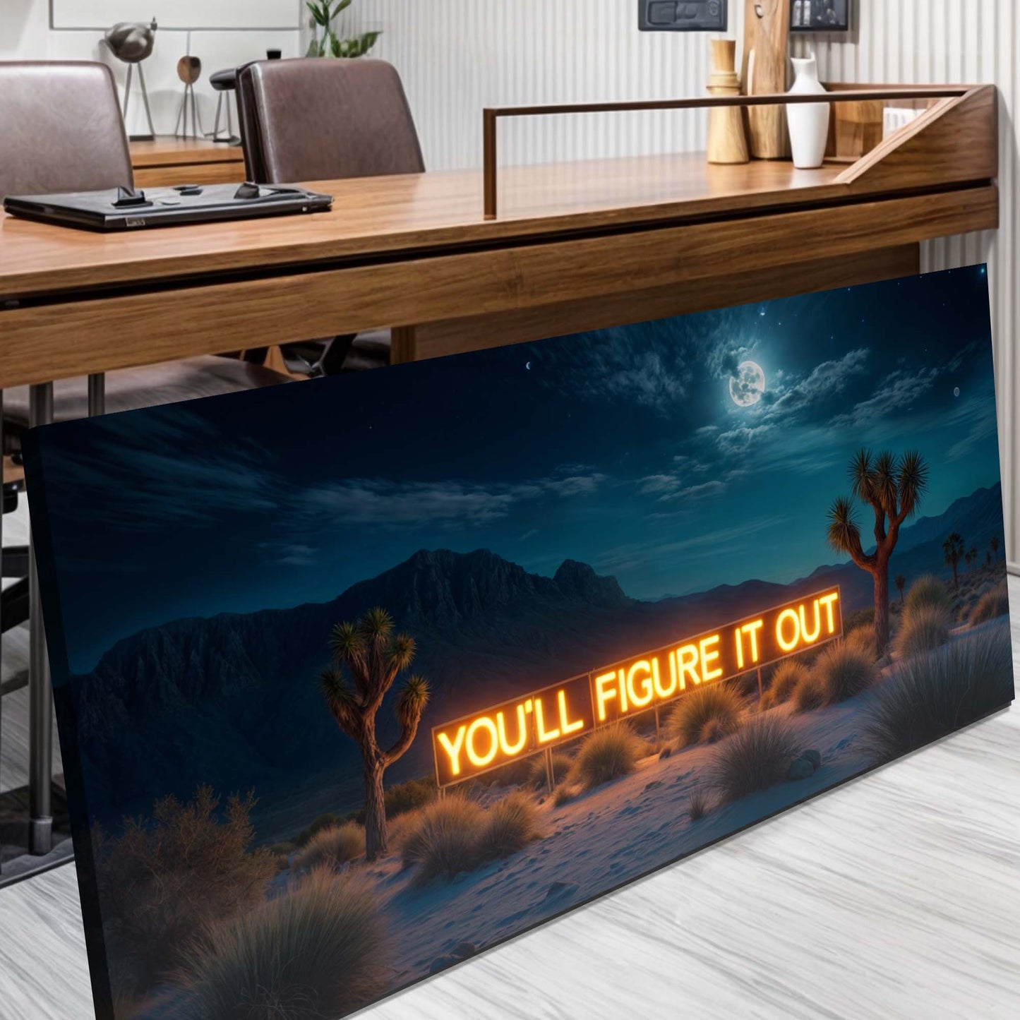 You'll Figure It Out Motivational Wall Sign | Confidence Quote Art