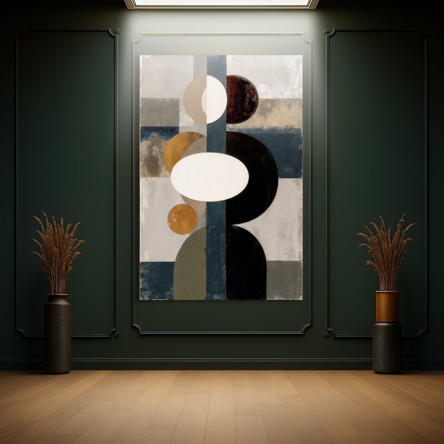 Abstract Contemporary Geometry Wall Art | Modern Canvas Print