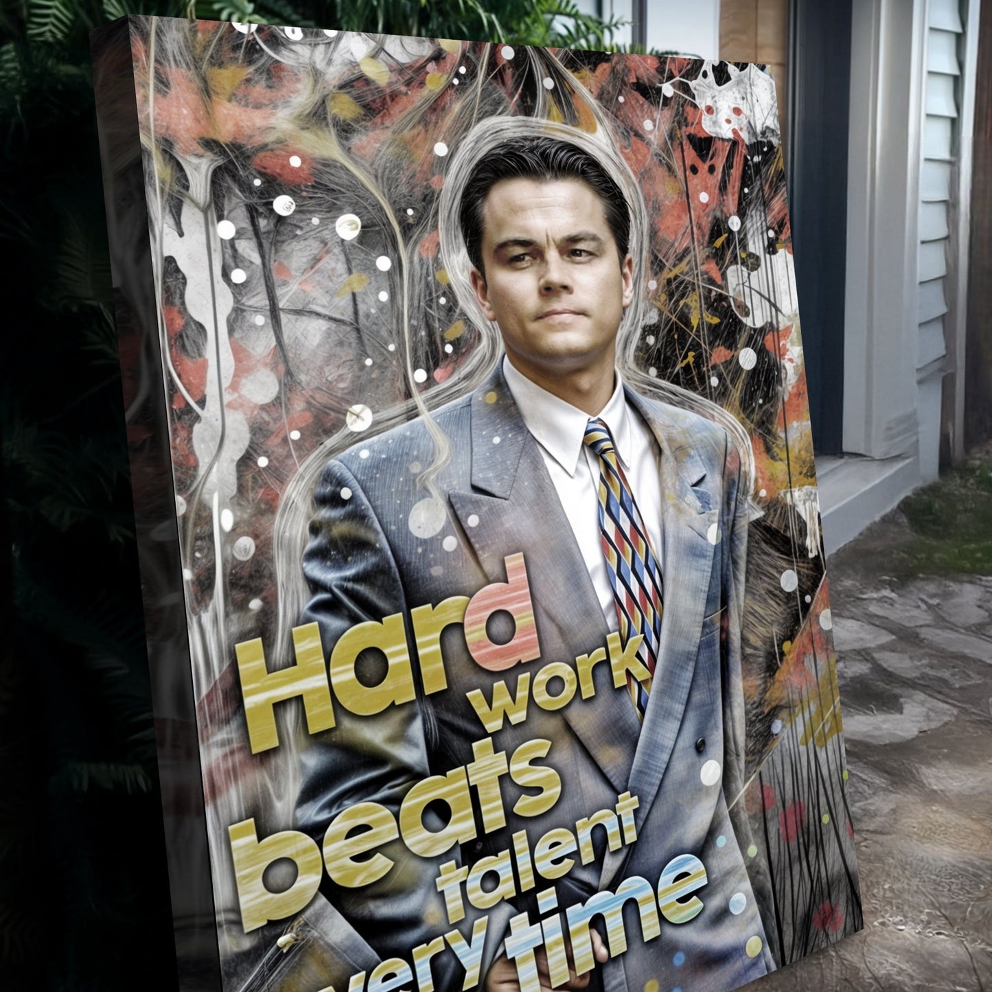 Hard Work Beats Talent Every Time | Work Ethic Motivational Art