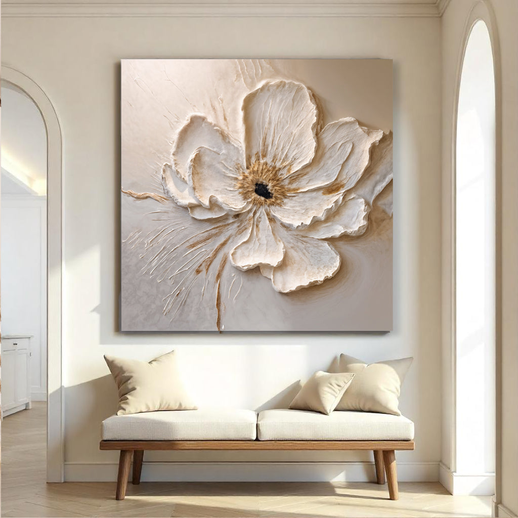 Floral Wall Art III | Classic Botanical Canvas Print
