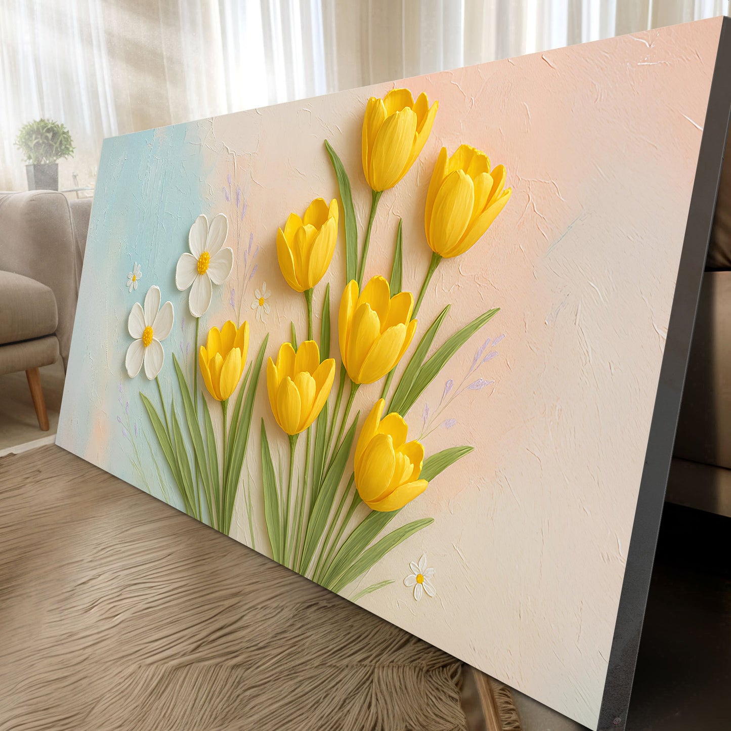 Floral Wall Art II | Elegant Botanical Canvas Print
