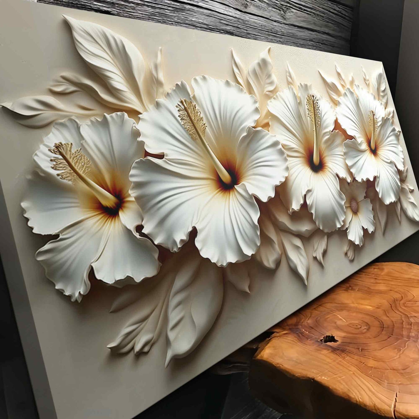 Floral Abstract Wall Art VII | Modern Botanical Canvas Print