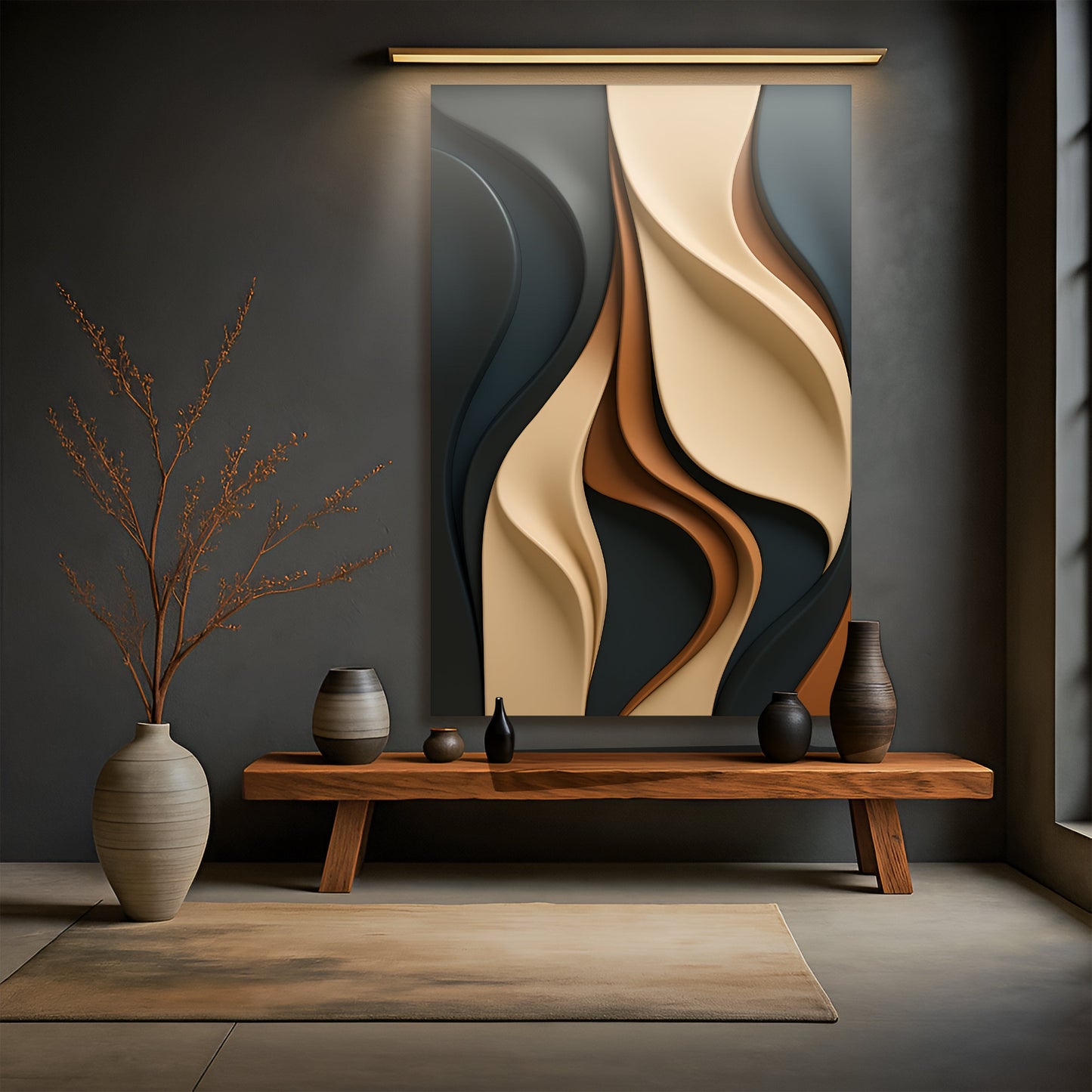 Modern Abstract Minimalist Wall Art | Contemporary Canvas Print