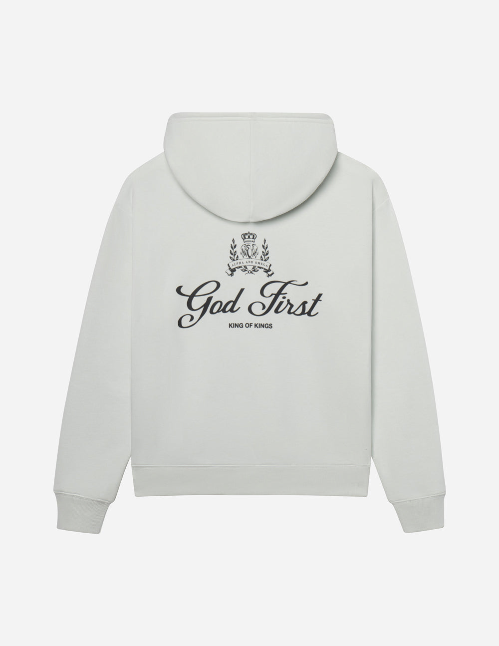 God First Unisex Hoodie - Revelation 22:13 Alpha Omega Christian Sweatshirt