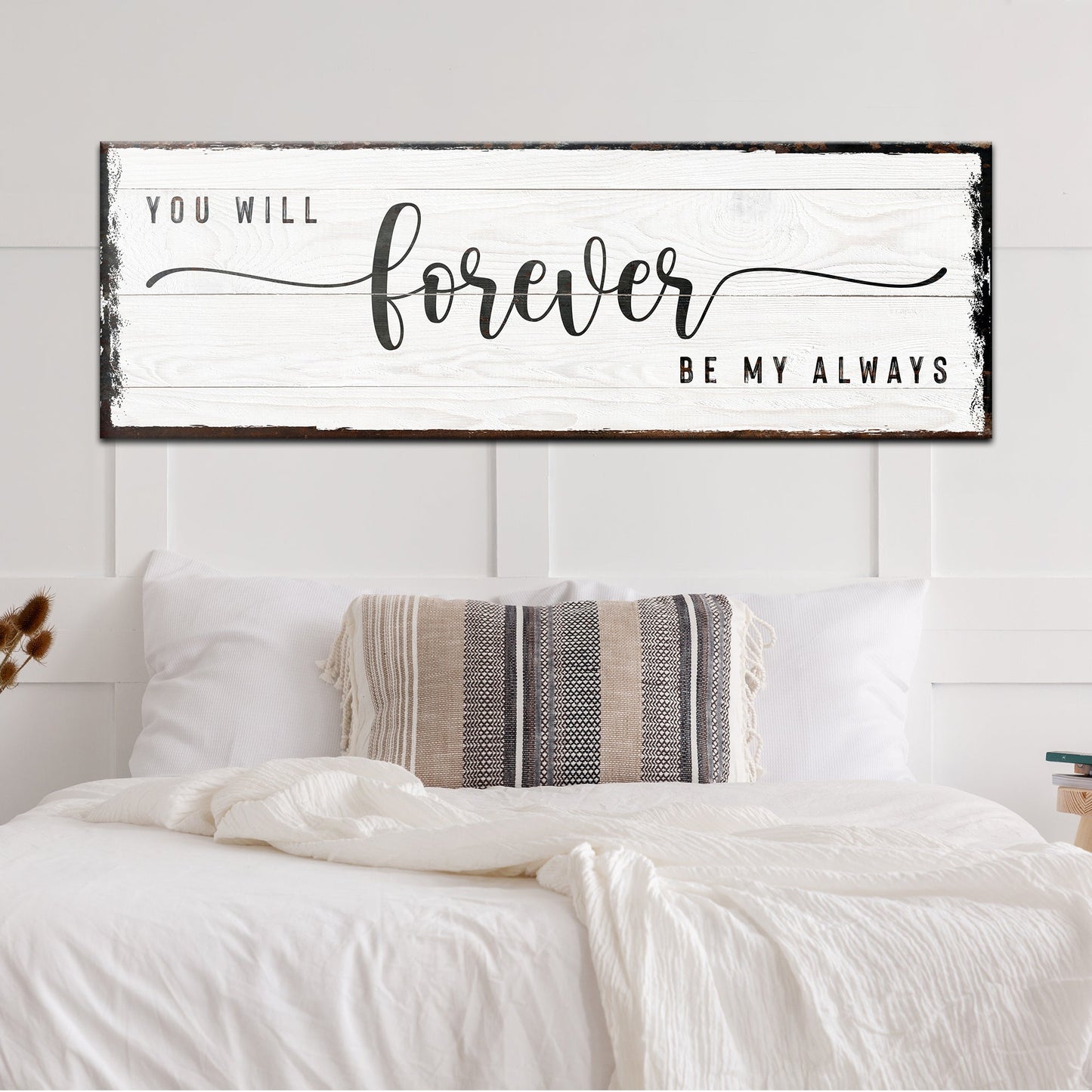 You Will Forever Be My Always Sign | Romantic Wall Art