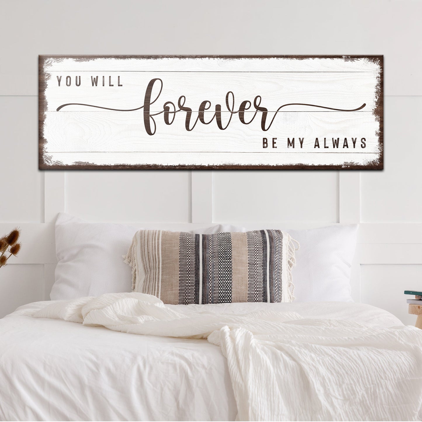 You Will Forever Be My Always Sign | Romantic Wall Art