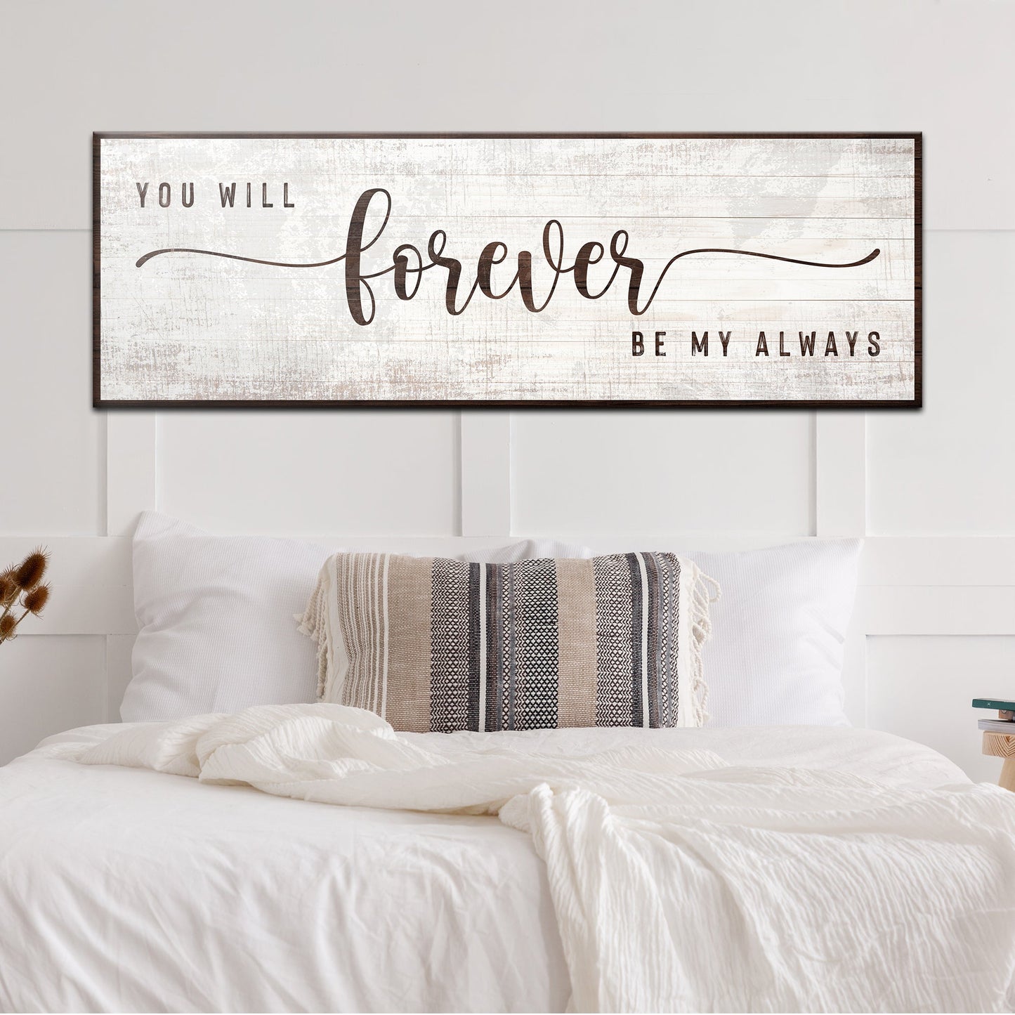 You Will Forever Be My Always Sign | Romantic Wall Art