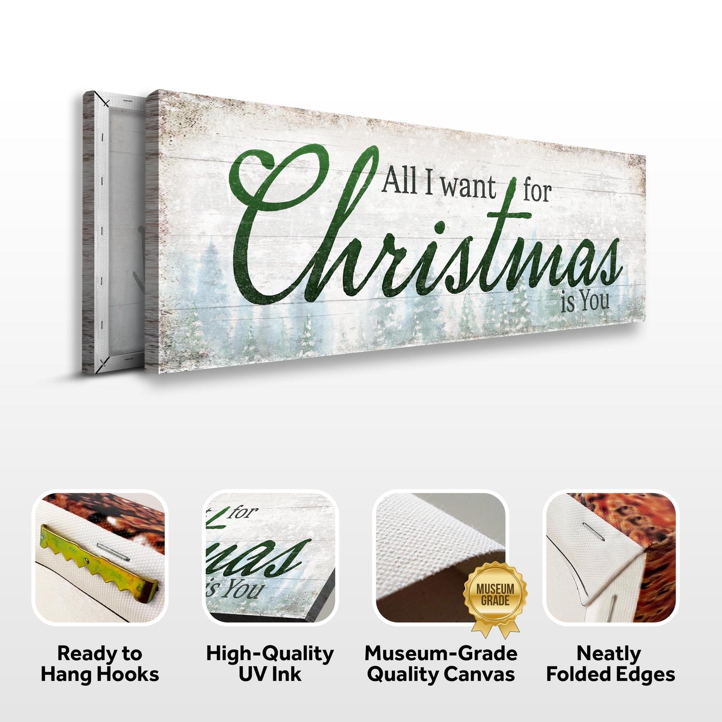 All I Want For Christmas Is You Sign | Holiday Wall Decor