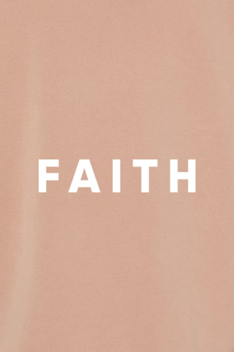 Faith Unisex Pigment-Dyed Hoodie - Christian Sweatshirt Gift for Believers