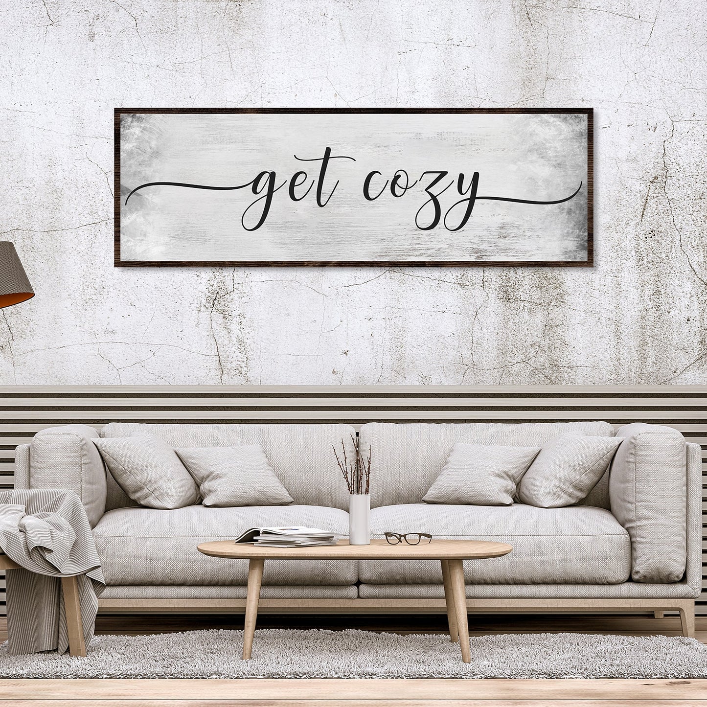 Get Cozy Canvas Wall Art | Hygge Home Aesthetic Decor