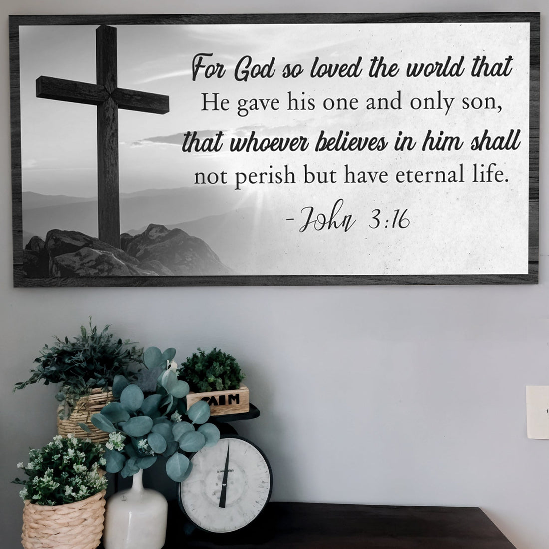 Give It to God And Go To Sleep Canvas - Christian Faith Wall Art Sign Decor