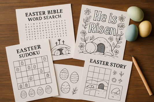 Printable Easter Bible Game Pack That Saves Your Sunday Service