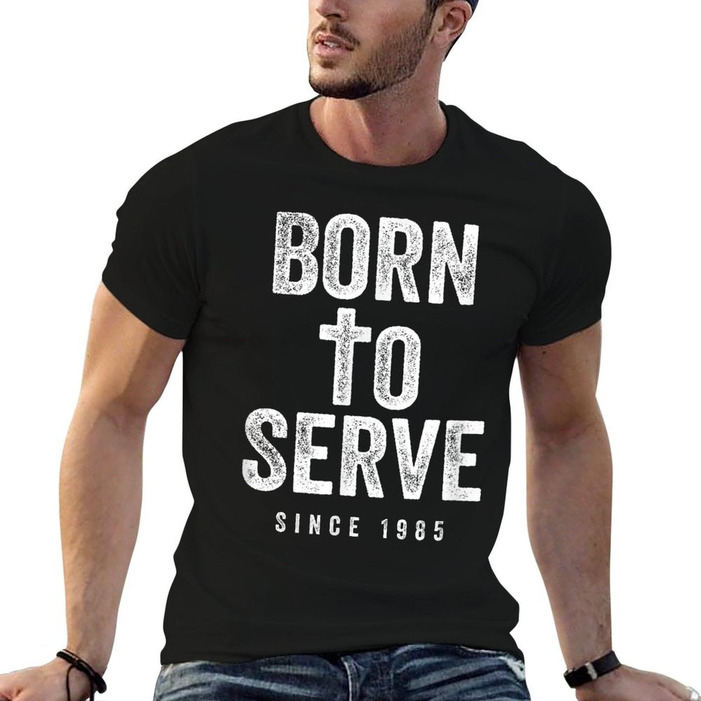 40th Birthday Christian T-Shirt - Jesus and God 1985 Gift for Men Women