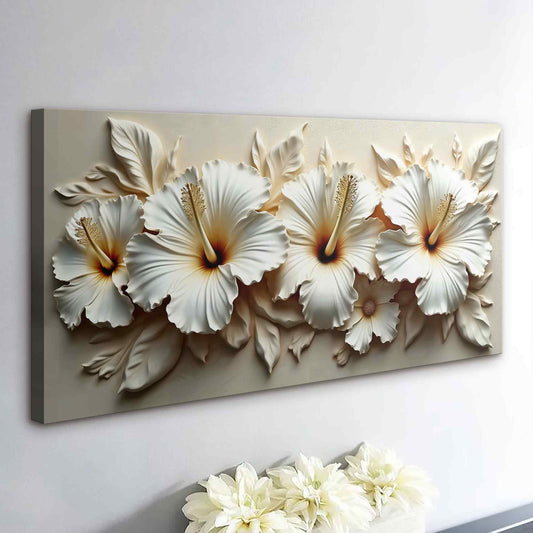 Floral Abstract Wall Art VII | Modern Botanical Canvas Print