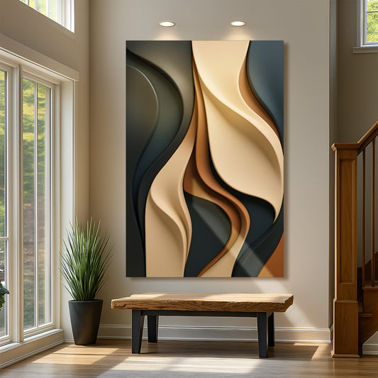 Modern Abstract Minimalist Wall Art | Contemporary Canvas Print
