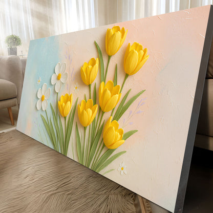 Floral Wall Art II | Elegant Botanical Canvas Print