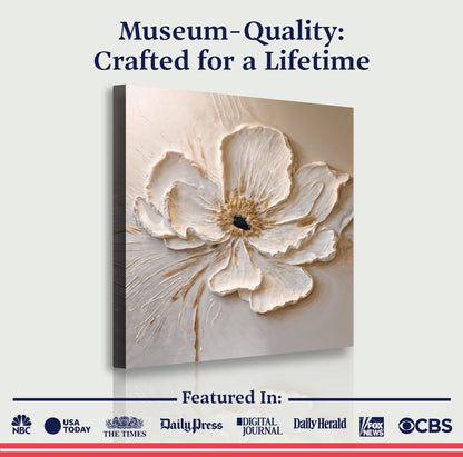 Floral Wall Art III | Classic Botanical Canvas Print