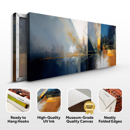 Abstract Geometric Lines Wall Art III | Modern Canvas Print