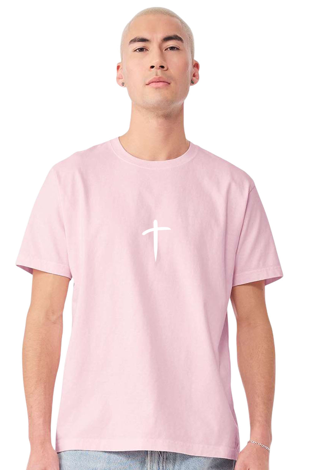 Cross Unisex Garment-Dyed T-Shirt - Christian Faith Religious Tee Gift