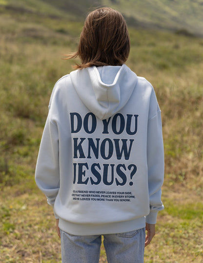 Do You Know Jesus Unisex Hoodie - John 3:16 Christian Sweatshirt Gift