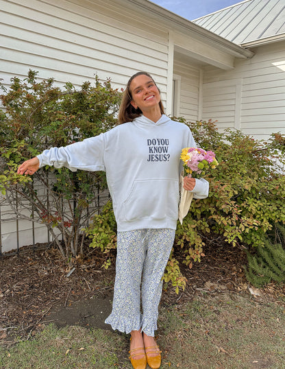 Do You Know Jesus Unisex Hoodie - John 3:16 Christian Sweatshirt Gift