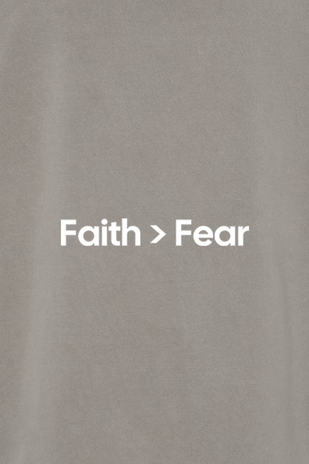 Faith Over Fear Unisex Pigment-Dyed Hoodie - Christian Sweatshirt Gift
