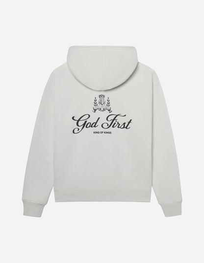 God First Unisex Hoodie - Revelation 22:13 Alpha Omega Christian Sweatshirt