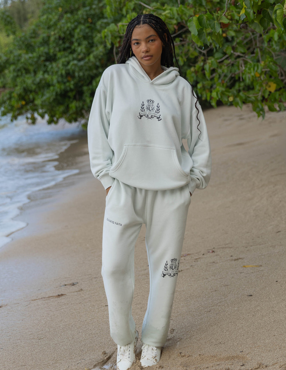 God First Unisex Hoodie - Revelation 22:13 Alpha Omega Christian Sweatshirt