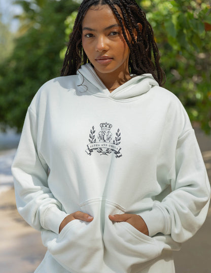 God First Unisex Hoodie - Revelation 22:13 Alpha Omega Christian Sweatshirt