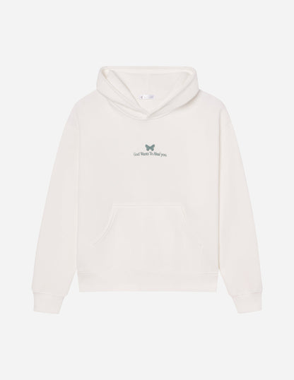 God Heals Unisex Hoodie - Psalm 30:2 Christian Sweatshirt Gift