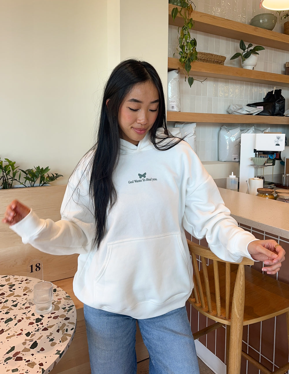 God Heals Unisex Hoodie - Psalm 30:2 Christian Sweatshirt Gift
