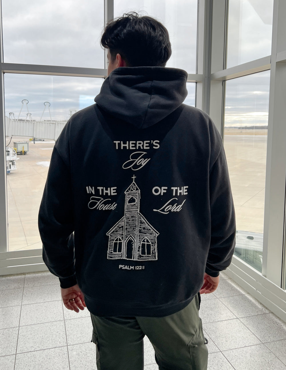 House of the Lord Unisex Hoodie - Psalm 122:1 Christian Sweatshirt Gift