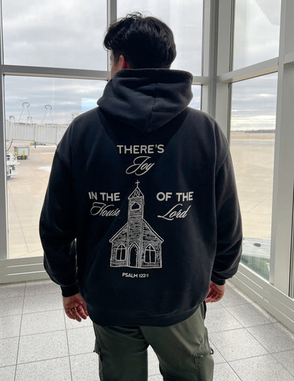 House of the Lord Unisex Hoodie - Psalm 122:1 Christian Sweatshirt Gift