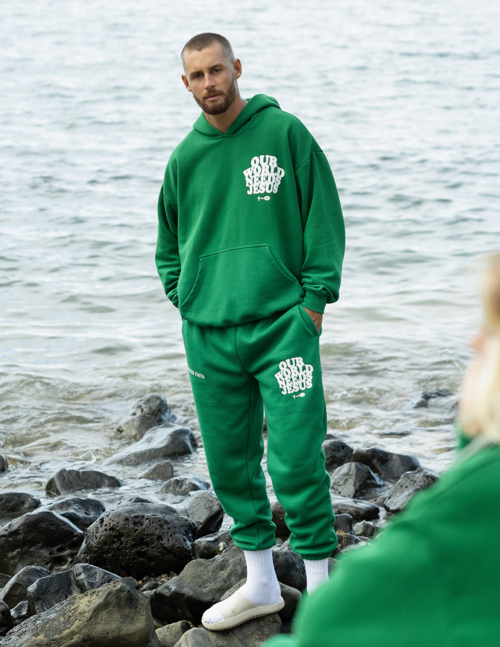 Our World Needs Jesus Unisex Hoodie - John 12:46 Christian Sweatshirt Gift