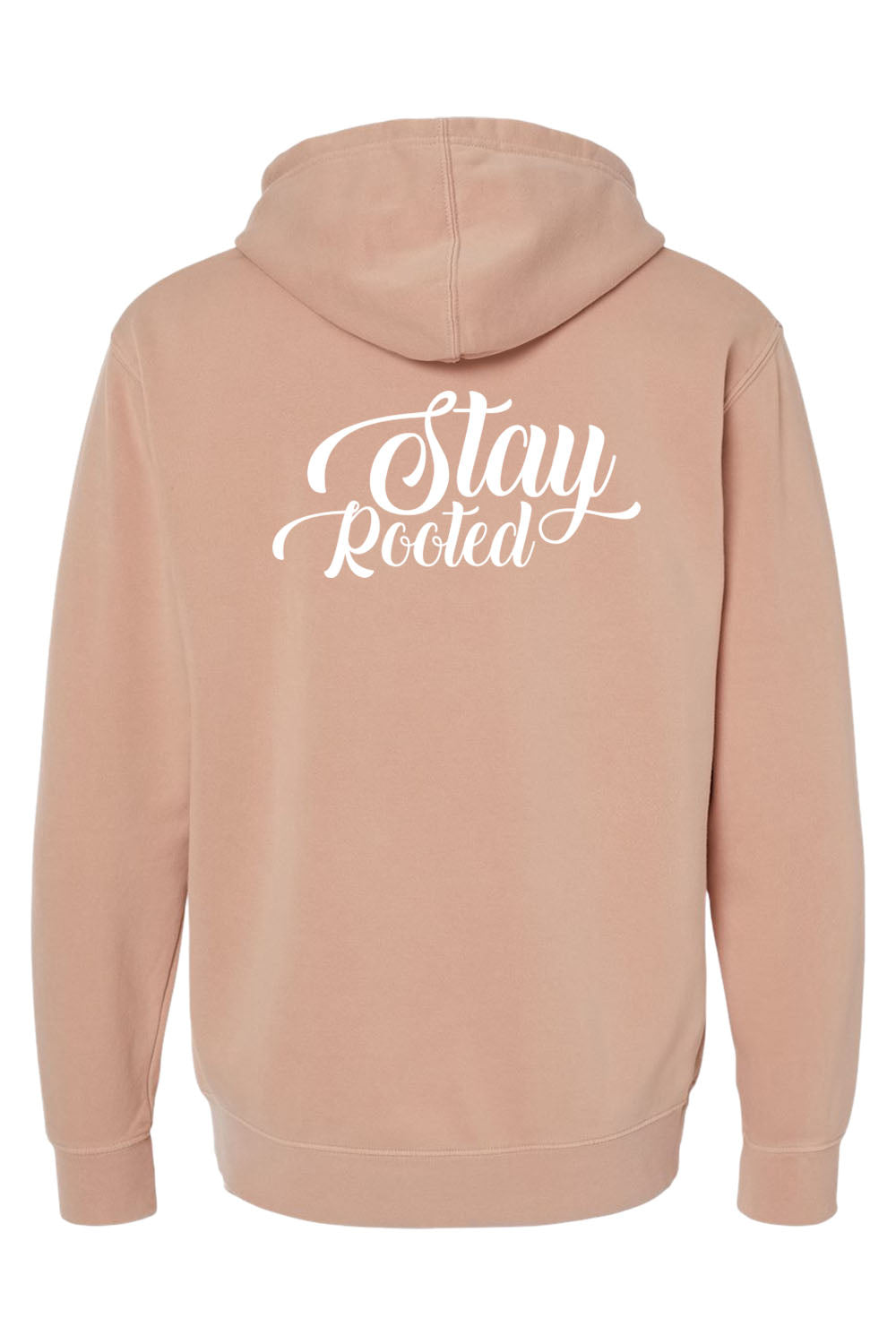 Stay Rooted Unisex Pigment-Dyed Hoodie - Christian Faith Sweatshirt Gift