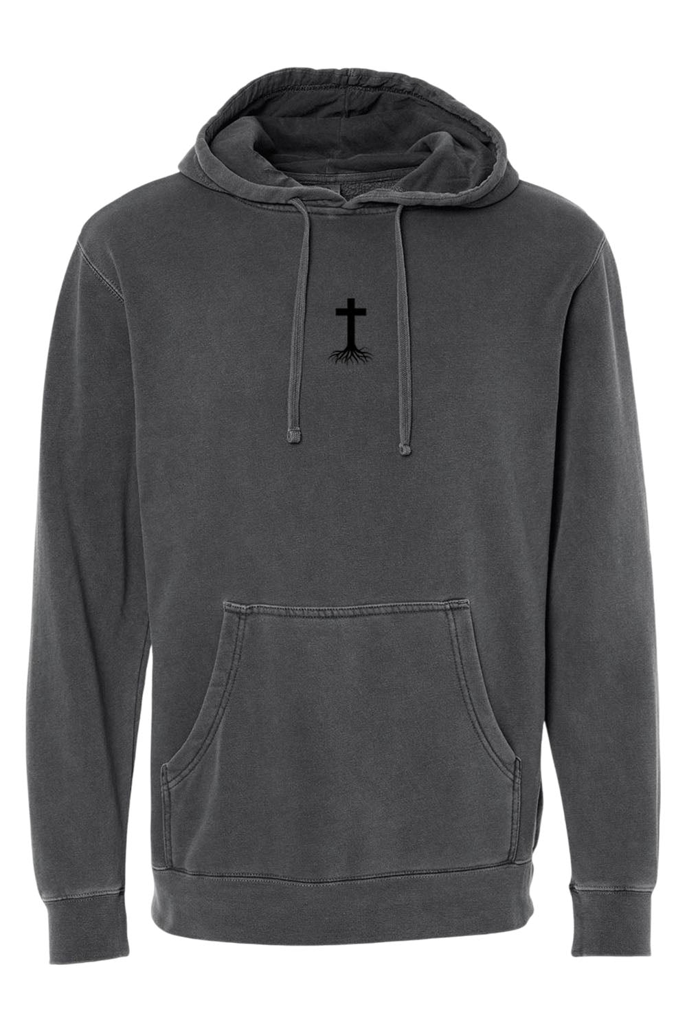 Stay Rooted Unisex Pigment-Dyed Hoodie - Christian Faith Sweatshirt Gift