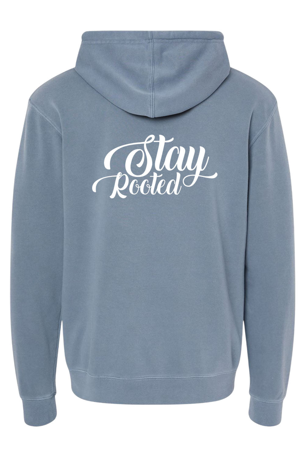 Stay Rooted Unisex Pigment-Dyed Hoodie - Christian Faith Sweatshirt Gift