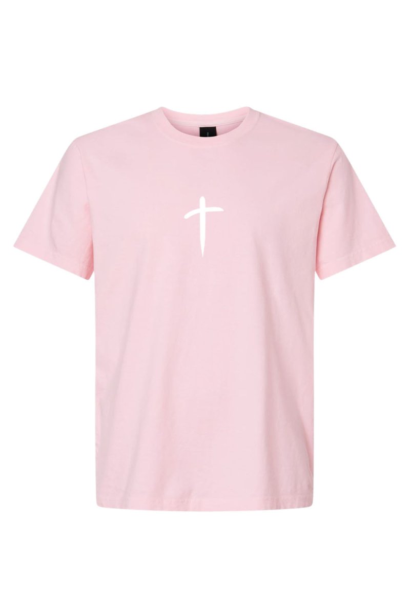 Cross Unisex Garment-Dyed T-Shirt - Christian Faith Religious Tee Gift