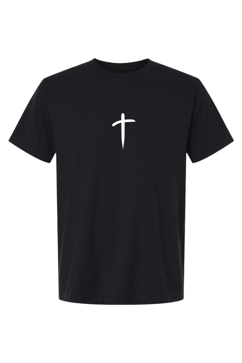 Cross Unisex Garment-Dyed T-Shirt - Christian Faith Religious Tee Gift