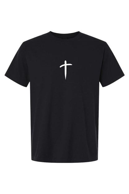 Cross Unisex Garment-Dyed T-Shirt - Christian Faith Religious Tee Gift