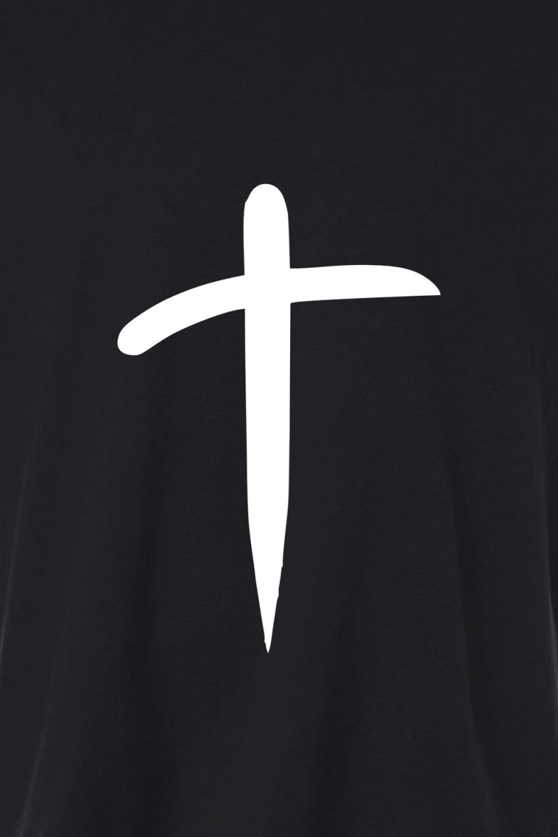 Cross Unisex Garment-Dyed T-Shirt - Christian Faith Religious Tee Gift