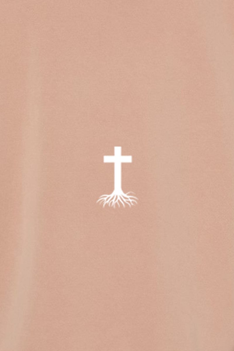 Stay Rooted Unisex Pigment-Dyed Hoodie - Christian Faith Sweatshirt Gift