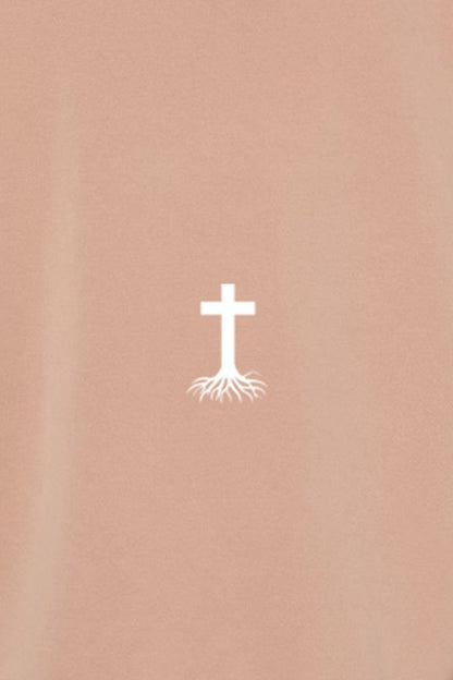 Stay Rooted Unisex Pigment-Dyed Hoodie - Christian Faith Sweatshirt Gift